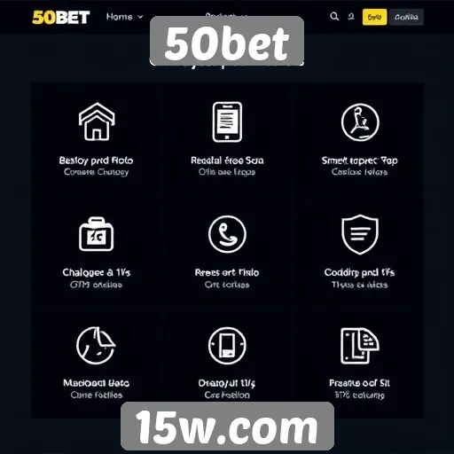 Análise de recursos e funcionalidades do site 50bet